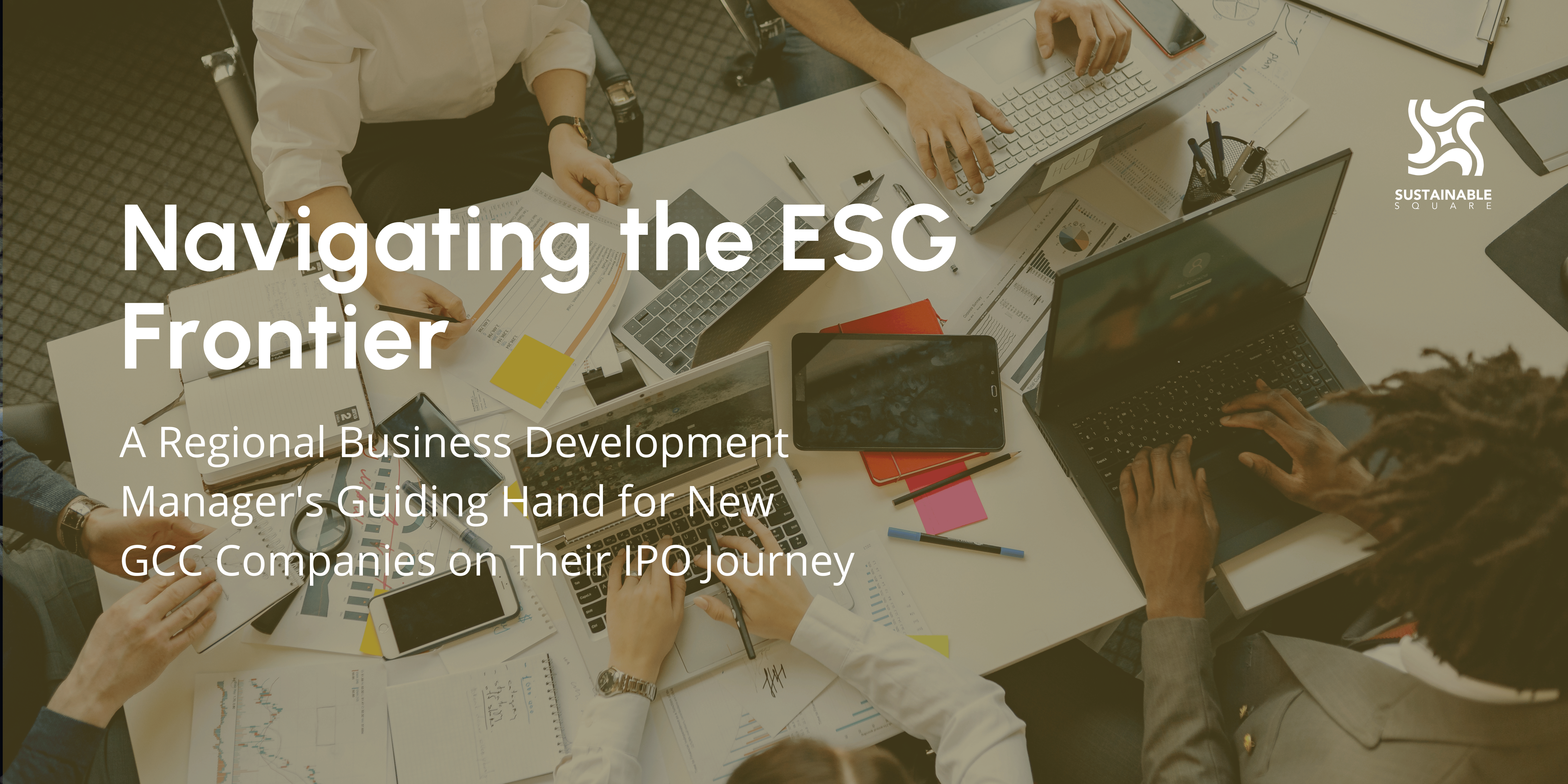 Navigating the ESG Frontier: A Regional Business Development Manager's Guiding Hand for New GCC Companies on Their IPO Journe